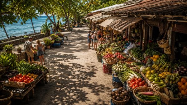 Découverte des marchés typiques de l'île maurice